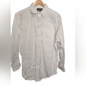 Lauren Ralph Lauren Men's White Dress Shirt. Size 16 1/2 32/33